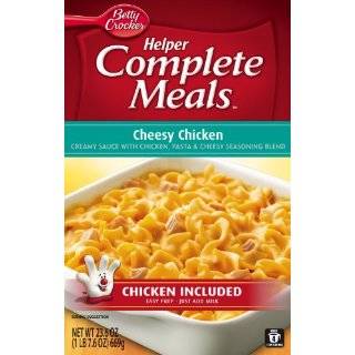 Betty Crocker Helper Complete Meals, Cheesy Chicken, 23.6 Ounce Boxes 
