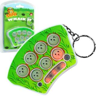 Mini Whack A Mouse Game Toy Keychain with Sound and Lights   See Video 