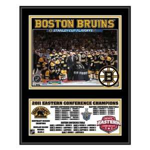 Boston Bruins 2010 2011 Eastern Conference Champions Sublimated 12x15 