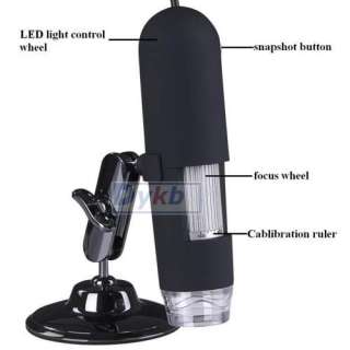 1000X 2MP 5V USB 8 Led Digital Microscope Endoscope Magnifier Camera 