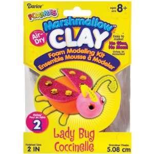  Ladybug Marshmallow Clay Foam Modeling Kit Party Accessory 