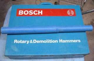 Bosch 11202 Rotary and Demolition Hammer 1 1/2 w Accys  