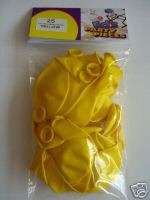 25 x 10 latex balloons yellow £ 2 75