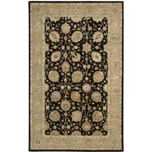  Nourison 3000 Traditional Black Silk Rug 3.90 x 5.90. Home & Garden