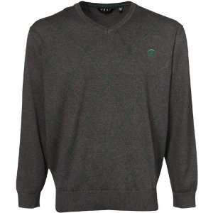   State Spartans Charcoal Argyle V neck Sweater