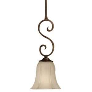 Lyon Pendant by Uttermost   R136943, Finish and Glass Bronze with 