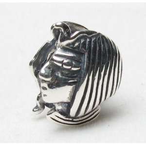 Beads Hunter Jewelry Egyptian Pharaoh Head .925 Sterling Silver Charm 