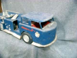 Buddy L Texaco Chief Fire Truck Large 25 size for parts or restore 