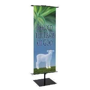  Banner Behold The Lamb Of God (Indoor)