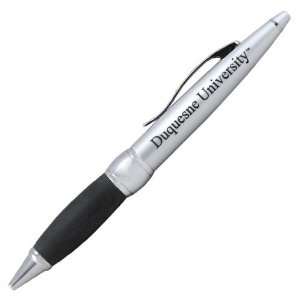  NCAA Duquesne Dukes Brushed Silver Twist Ballpoint Pen 