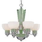 Savoy House 1 2100 6 202 Lime Sherbert Skylark Art Deco / Retro 