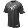 Nike Practice T Shirt 11   Mens   Dodgers   Black / White