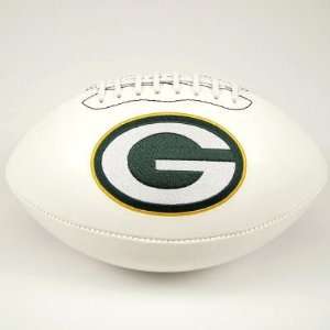  GREEN BAY PACKERS FULL SIZE HISTORY FOOTBALL W/ AUTOGRAPH 