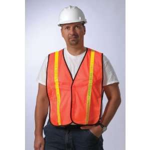  Orange Mesh Reflective Safety Vest