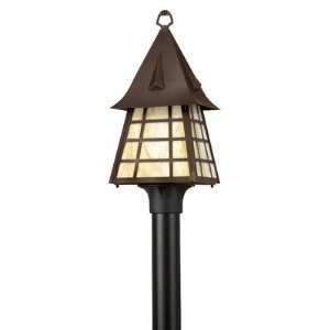 Mt. Laurel Energy Efficient Outdoor Post Lantern in Copper Bronze
