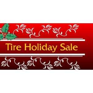  3x6 Vinyl Banner   Tire Holiday Sale 