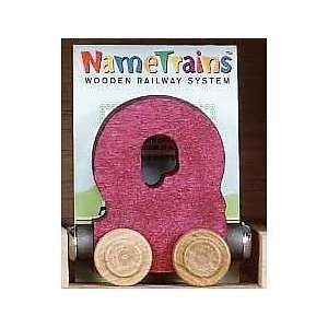  NameTrain Bright Finish Letter Cars   Q Toys & Games