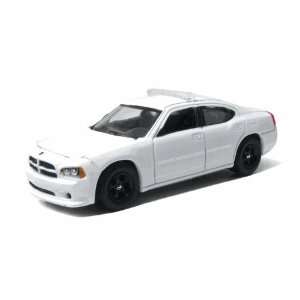  Greenlight 1/64 Dodge Charger Police Car   Blank White 