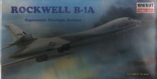 Rockwell B 1A Bomber   MiniCraft Model   Scale 1144   NEW SEALED BOX 