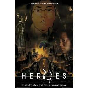  Heroes Hiro Nakamura Masi Oka Sci Fi TV Poster 24 x 36 