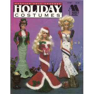  Annies Attic Fashion Doll Crochet Holiday Costumes Books