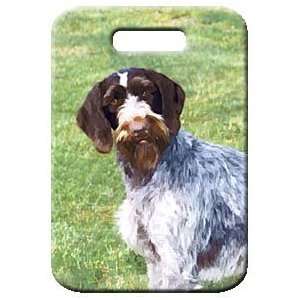  Set of 2 German Wirehaired Pointer Luggage Tags 