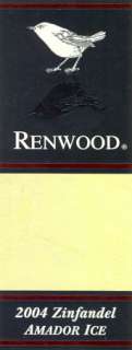 Renwood Amador Ice Wine Zinfandel (half bottle) 2004 