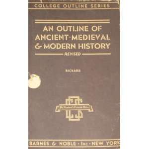  An Outline of Ancient, Medieval and Modern History Books