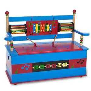  Levels of Discovery Musical Toy Box Bench
