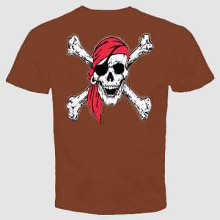 Pirate Skull & Crossbones cool Mortal dangrs T shirt  