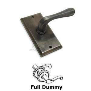  Rustic revival bronze   full dummy flat sided lever with 