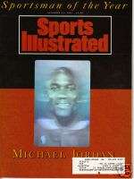 1991 MICHAEL JORDAN Sports Illustrated SOY HOLOGRAM  