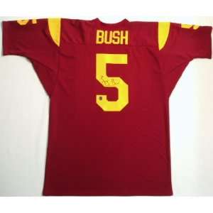 Reggie Bush Signed Uniform   USC Trojans Red Custom  