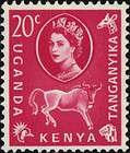 Kenya Uganda Tanganyika 1935 George V SCOTT 58 59 SG 122 123 MNH CV 