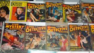   Magazine Collection Lot Shadow Doc Savage Spicy Horror G8 Detective