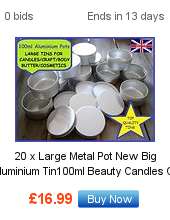 Empty Lip Balm Candle Tin Cosmetic Pot Jar Sample Pack  