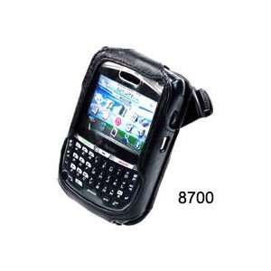  Blackberry Premium 8700 Elite Leather Case + Belt Clip 