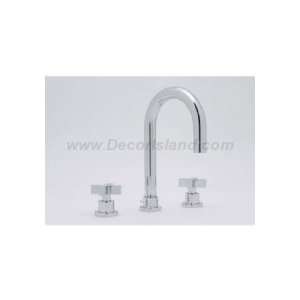   reach lavatory faucet w/pop up & cross handles BA108X STN Satin Nickel