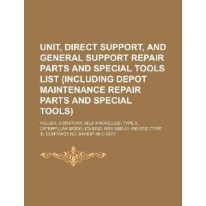 parts and special tools list (including depot maintenance repair parts 