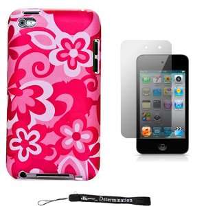 Pink with Tropical Flowers Design Cover / 2 Piece Snap On Case for New 