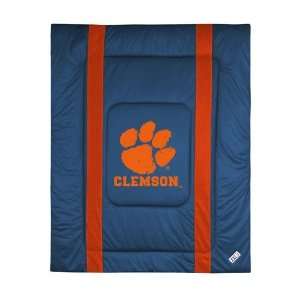 Clemson Tigers Twin Size Sideline Comforter  Sports 
