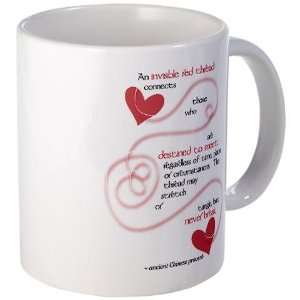  Invisible Red Thread Family Mug by  Kitchen 