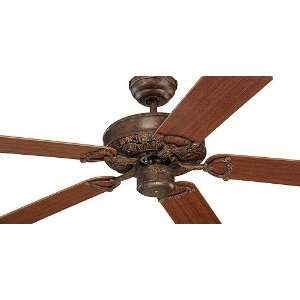 Monte Carlo 5OR52TB Ornate 52 Inch 5 Blade Ceiling Fan with Motor and 