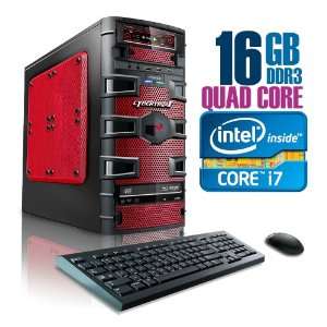   2111FBRU, Intel Core i7 Gaming PC, W7 Ultimate, Black/Red Electronics