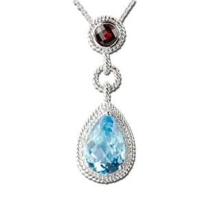   Topaz Diamond Necklace Diamond quality AA (I1 I2 clarity, G I color
