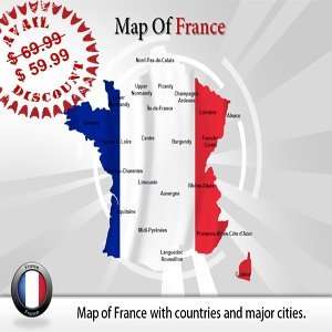  Editable France Powerpoint Map   France Powerpoint 