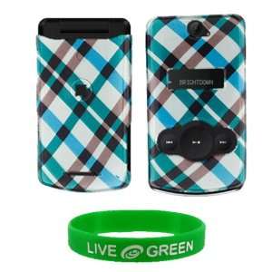   Plaid Design Snap On Hard Case for Sony Ericsson W518 W508 Phone, AT&T
