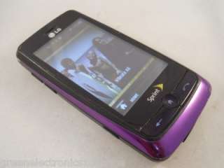 PURPLE LG Rumor Touch LN510 (Sprint) Touch 3G Phone Clean ESN 