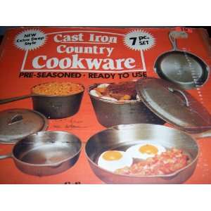   Iron Country Cookware 7 pc Set (1950s Vintage Set in Unopened Box