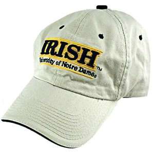   Notre Dame Fighting Irish Stone 3 Bar Classic Hat